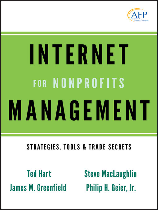 Title details for Internet Management for Nonprofits by Ted Hart - Available